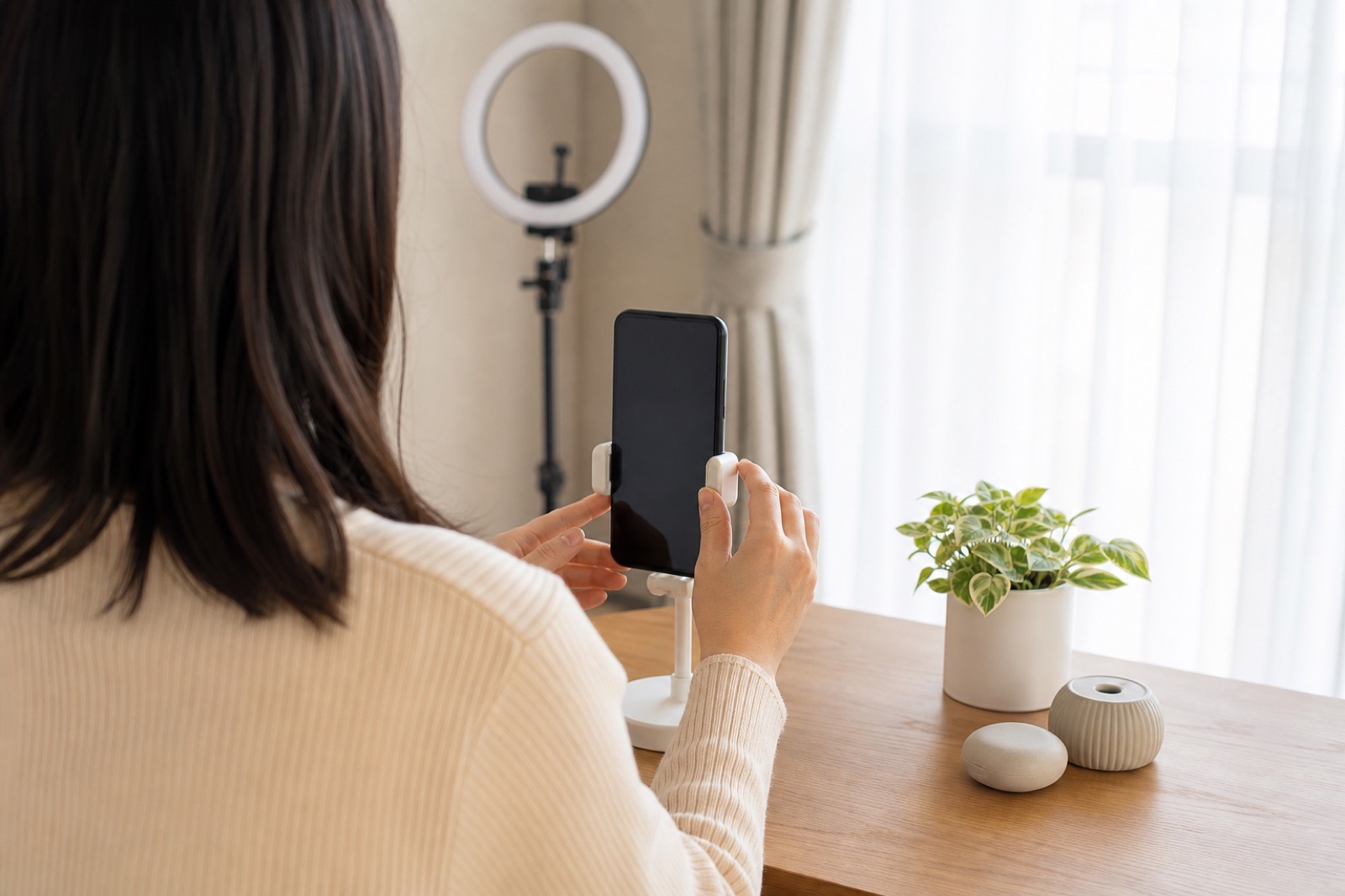 チャットレディ顔出しなしプロフィール写真の作り方